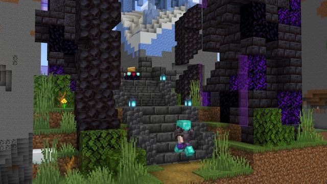 Screenshot of the Minecraft Bedrock Marketplace product Random Chunks created by ThunderAy.