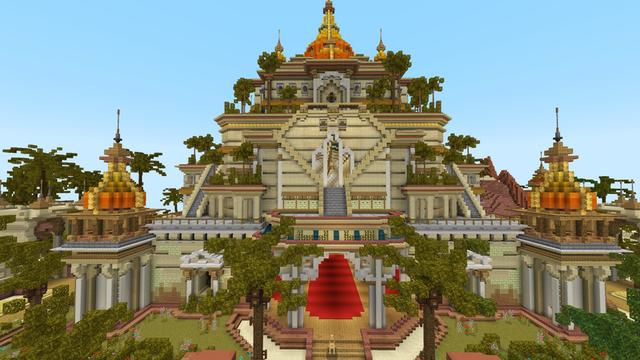 Screenshot of the Minecraft Bedrock Marketplace product Sand Fortress created by ThunderAy.