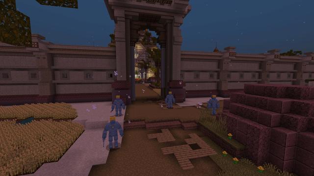 Screenshot of the Minecraft Bedrock Marketplace product Sand Fortress created by ThunderAy.