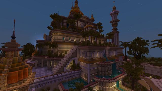 Screenshot of the Minecraft Bedrock Marketplace product Sand Fortress created by ThunderAy.