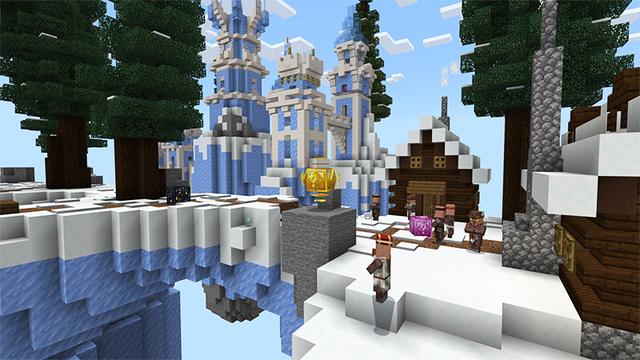 Screenshot of the Minecraft Bedrock Marketplace product SkyBlock Dimensions created by ThunderAy.