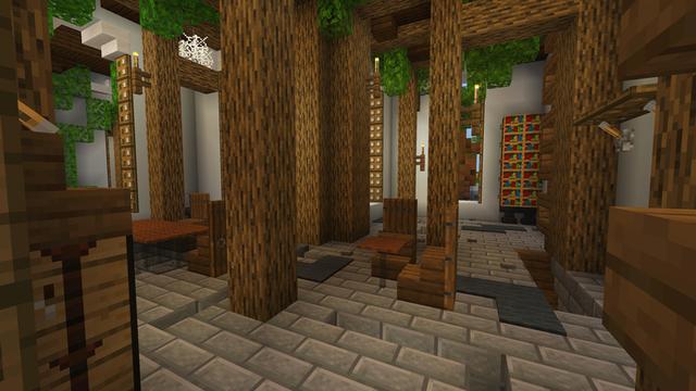 Screenshot of the Minecraft Bedrock Marketplace product Spring Village created by ThunderAy.