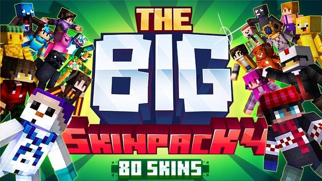 Thumbnail of the Minecraft Bedrock Marketplace product The Big Skinpack 4 created by ThunderAy.