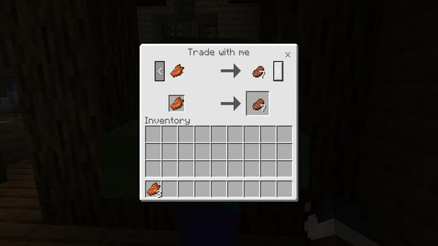 Screenshot of the Minecraft Bedrock Marketplace product Mobs comerciables created by ThunderAy.