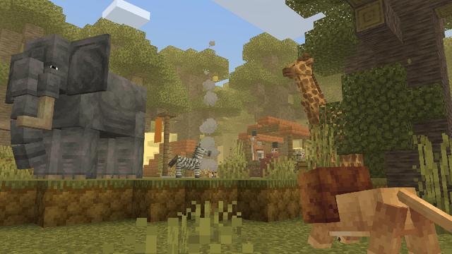 Screenshot of the Minecraft Bedrock Marketplace product Vanilla Biomes+ Add-On created by ThunderAy.