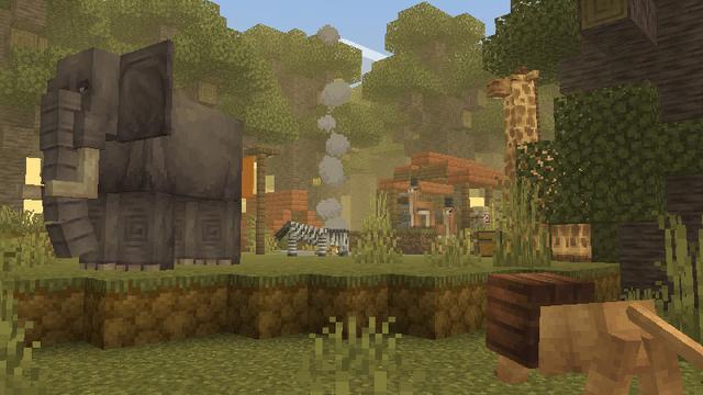 Screenshot of the Minecraft Bedrock Marketplace product Vanilla Biomes+ Add-On created by ThunderAy.