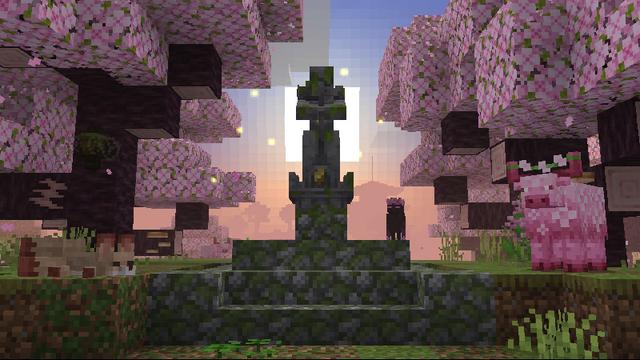 Screenshot of the Minecraft Bedrock Marketplace product Vanilla Biomes+ Add-On created by ThunderAy.