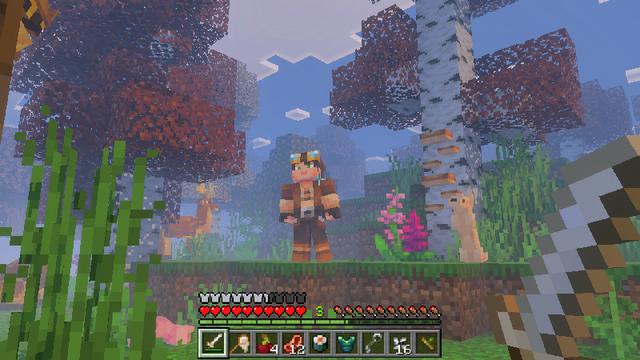 Screenshot of the Minecraft Bedrock Marketplace product Vanilla Biomes+ Add-On created by ThunderAy.