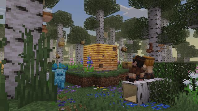 Screenshot of the Minecraft Bedrock Marketplace product Vanilla Biomes+ Add-On created by ThunderAy.