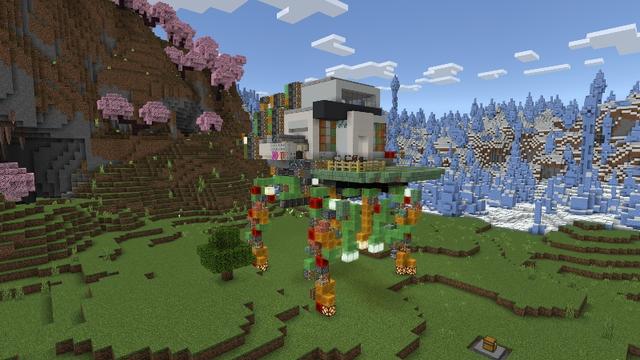 Screenshot of the Minecraft Bedrock Marketplace product Walking House created by ThunderAy.