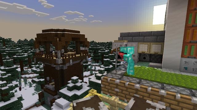 Screenshot of the Minecraft Bedrock Marketplace product Walking House created by ThunderAy.