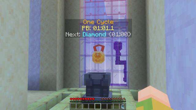 Screenshot of the Minecraft Bedrock Marketplace product Practice Speedrun World created by Timbers Studio Ltd.