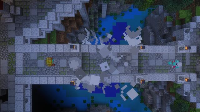 Screenshot of the Minecraft Bedrock Marketplace product Battle Mini Games created by Time Trap Studios.
