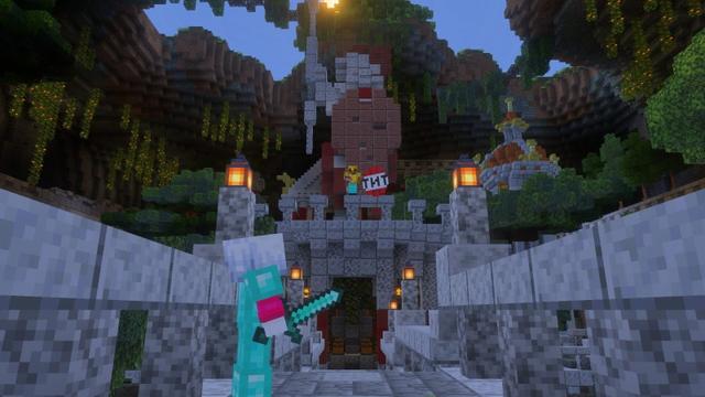 Screenshot of the Minecraft Bedrock Marketplace product Battle Mini Games created by Time Trap Studios.