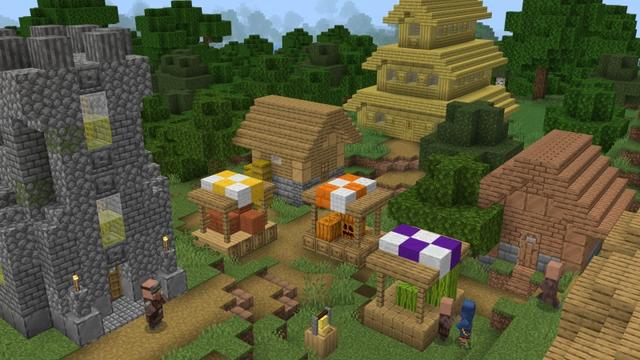 Screenshot of the Minecraft Bedrock Marketplace product Bricks Add-On created by Time Trap Studios.
