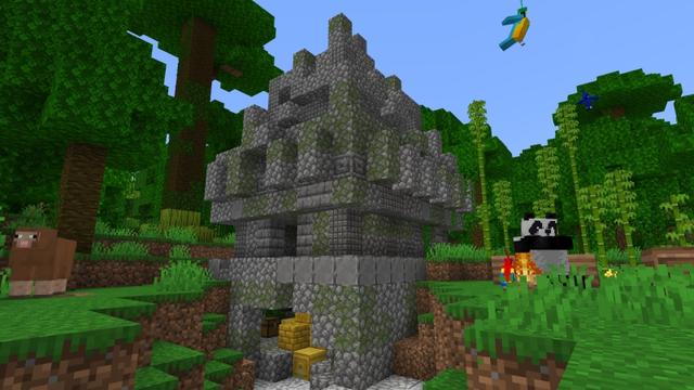 Screenshot of the Minecraft Bedrock Marketplace product Bricks Add-On created by Time Trap Studios.