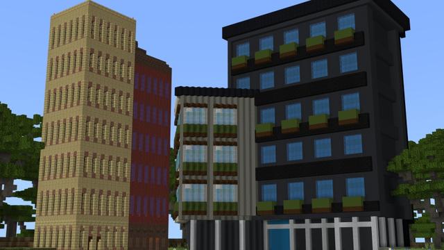 Screenshot of the Minecraft Bedrock Marketplace product Bricks Add-On created by Time Trap Studios.