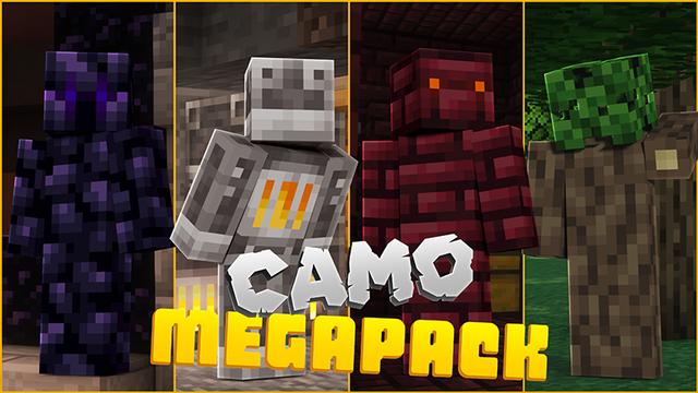Thumbnail of the Minecraft Bedrock Marketplace product CAMO MEGAPACK created by Time Trap Studios.