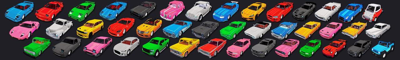 Panorama of the Minecraft Bedrock Marketplace product Cars Of The World created by Time Trap Studios.