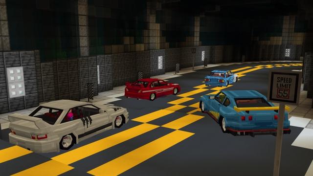 Screenshot of the Minecraft Bedrock Marketplace product Cars Of The World created by Time Trap Studios.