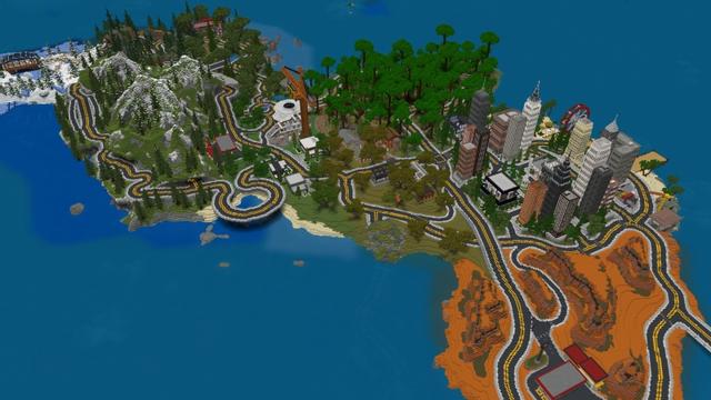 Screenshot of the Minecraft Bedrock Marketplace product Cars Of The World created by Time Trap Studios.