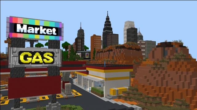 Screenshot of the Minecraft Bedrock Marketplace product Cars Of The World created by Time Trap Studios.