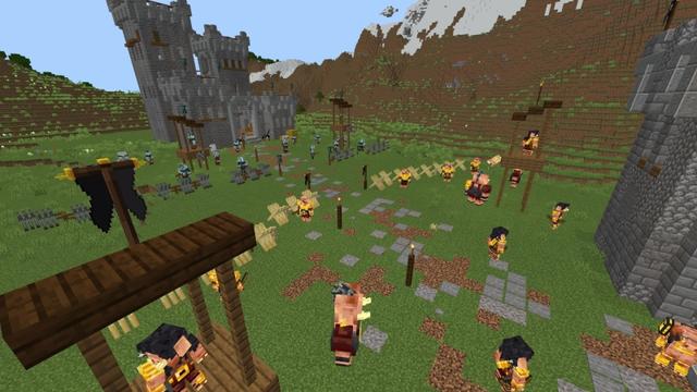 Screenshot of the Minecraft Bedrock Marketplace product Factions Add-On created by Time Trap Studios.