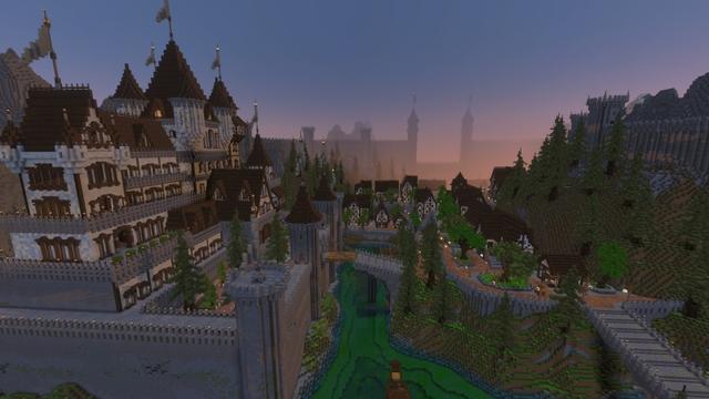 Screenshot of the Minecraft Bedrock Marketplace product Fortress Kingdom created by Time Trap Studios.