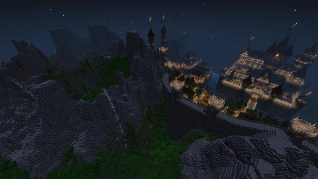 Screenshot of the Minecraft Bedrock Marketplace product Fortress Kingdom created by Time Trap Studios.