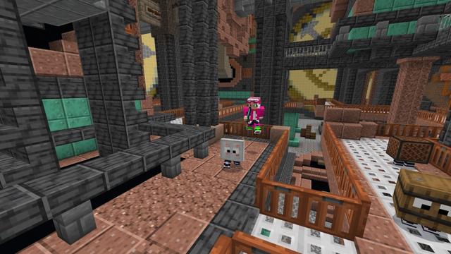 Screenshot of the Minecraft Bedrock Marketplace product Hide & Seek created by Time Trap Studios.