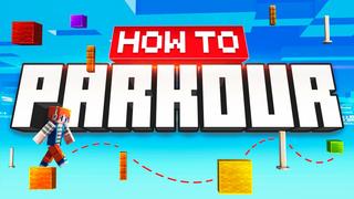 Thumbnail of the Minecraft Bedrock Marketplace product Wie man Parkour macht created by Time Trap Studios.