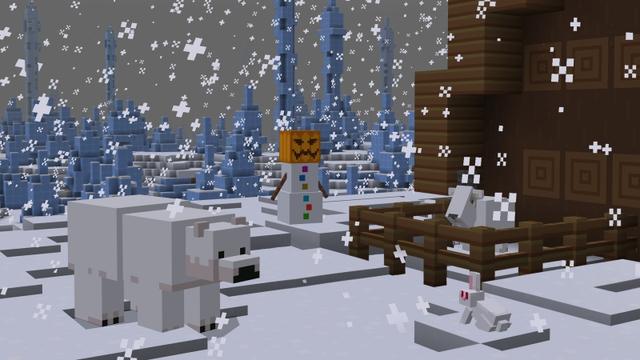 Screenshot of the Minecraft Bedrock Marketplace product Smooth Texture Pack created by Time Trap Studios.