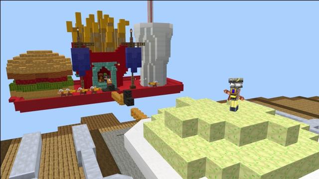 Screenshot of the Minecraft Bedrock Marketplace product SPUD WARS COLLECTION created by Time Trap Studios.