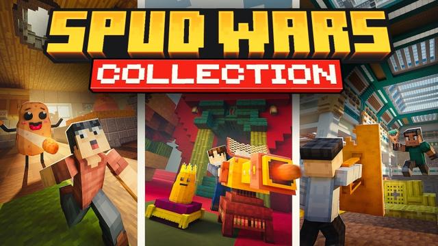 Thumbnail of the Minecraft Bedrock Marketplace product SPUD WARS COLLECTION created by Time Trap Studios.