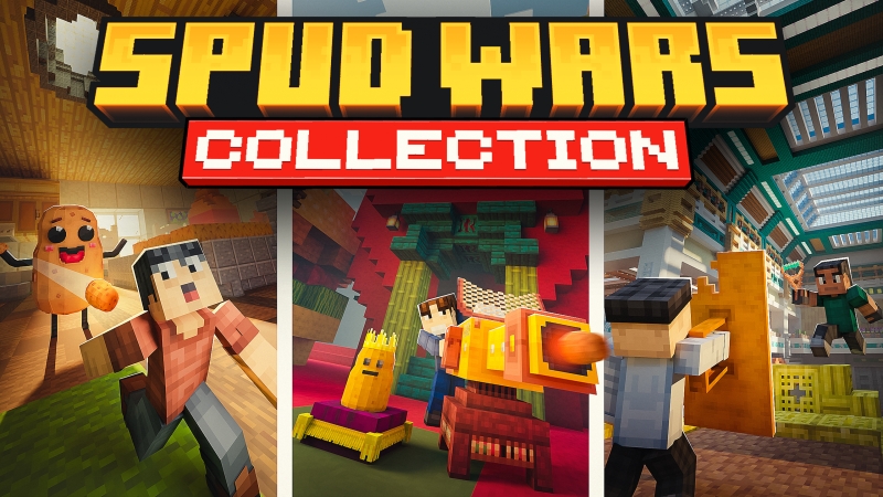 Thumbnail of the Minecraft Bedrock Marketplace product SPUD WARS COLLECTION created by Time Trap Studios.