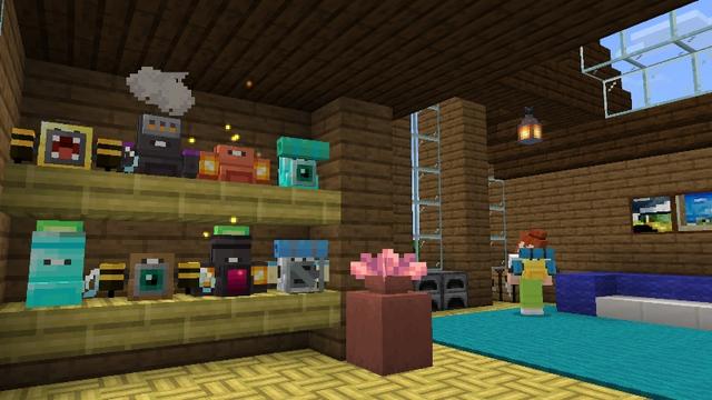 Screenshot of the Minecraft Bedrock Marketplace product Backpacks Mix & Match created by TNTgames.