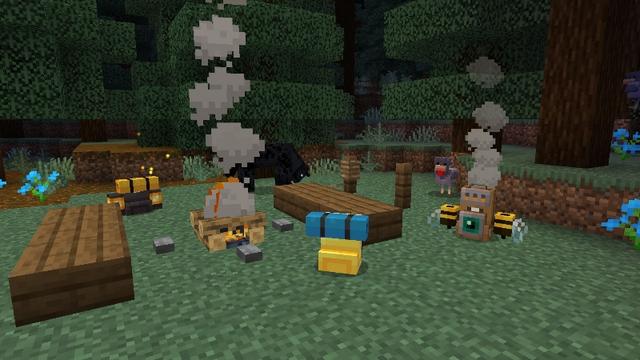 Screenshot of the Minecraft Bedrock Marketplace product Backpacks Mix & Match created by TNTgames.