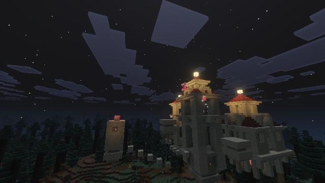 Screenshot of the Minecraft Bedrock Marketplace product Crimson Climb Add-On created by TNTgames.