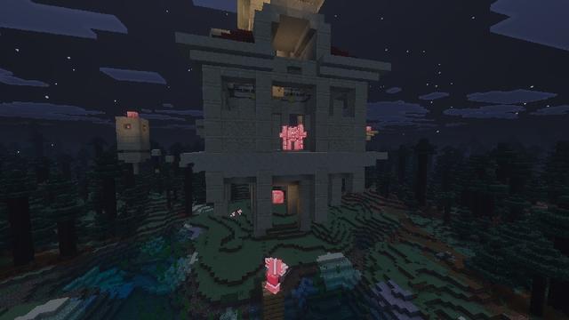 Screenshot of the Minecraft Bedrock Marketplace product Crimson Climb Add-On created by TNTgames.