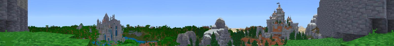 Panorama of the Minecraft Bedrock Marketplace product Dragons + Dinosaurs created by TNTgames.