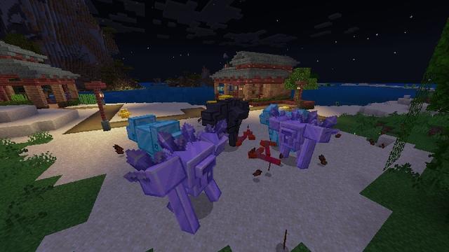 Screenshot of the Minecraft Bedrock Marketplace product GOLEMS+ Add-On created by TNTgames.