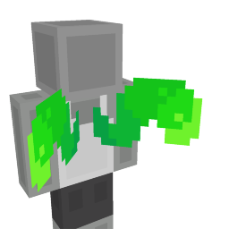 Thumbnail of the Minecraft Bedrock Marketplace product Green Fire Wings created by TNTgames.