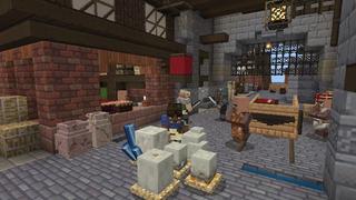 Screenshot of the Minecraft Bedrock Marketplace product Kingdom Craft created by TNTgames.
