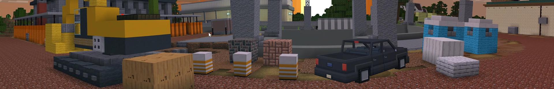 Panorama of the Minecraft Bedrock Marketplace product Modern Building Blocks created by TNTgames.