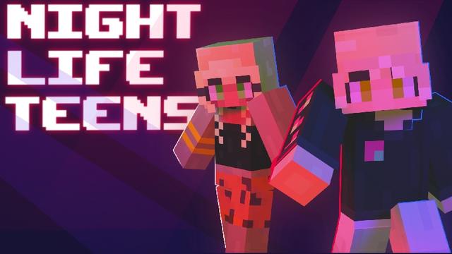 Thumbnail of the Minecraft Bedrock Marketplace product Night Life Teens created by TNTgames.