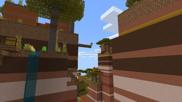 Screenshot of the Minecraft Bedrock Marketplace product Skyblock Mob Islands created by TNTgames.