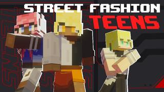Thumbnail of the Minecraft Bedrock Marketplace product Street Fashion Teens created by TNTgames.