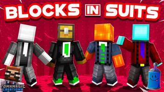 Thumbnail of the Minecraft Bedrock Marketplace product Blocks in Suits created by Tomhmagic Creations.