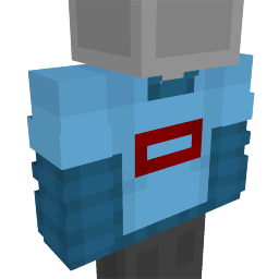 Thumbnail of the Minecraft Bedrock Marketplace product Blue Streetwear Shirt created by Tomhmagic Creations.