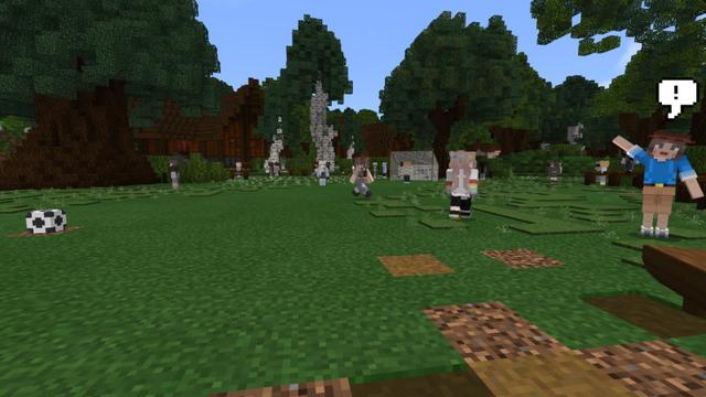 Screenshot of the Minecraft Bedrock Marketplace product Camp Roleplay created by Tomhmagic Creations.